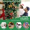 Costway 7.5FT Pre-Lit Snowy Upside Down Christmas Tree 1100 Tips w/ 400 Lights & 8 Modes
